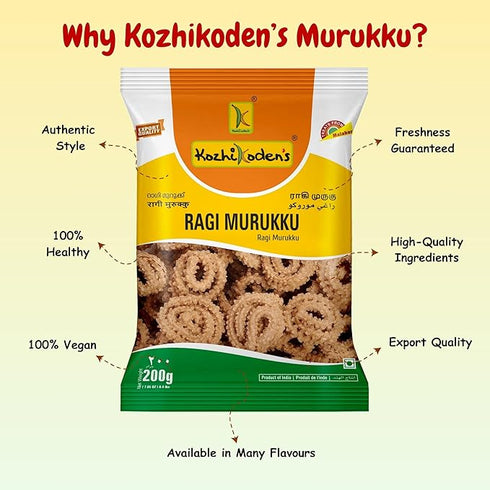KOZHIKODEN'S Raagi Murukku 400g