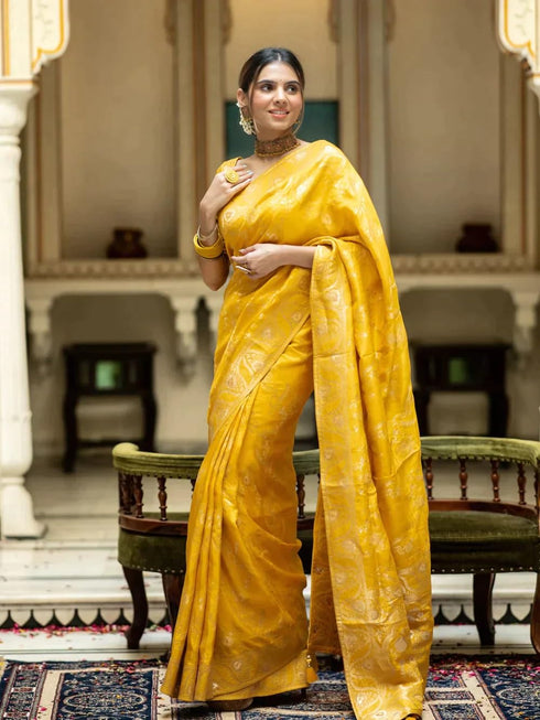VasthrlayWedding Mehndi Saree