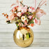 Metal Ball Round Metal Vase for Home Décor
