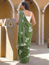 Vasthrlay Printed Tassels Beige Saree