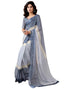 Vasthrlay Womens Printed Unstitched Dark Green Saree