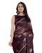 Vasthrlay Georgette Printed Unstitched Green Saree