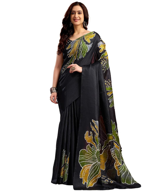 Vasthrlay Bhagalpuri Printed Unstitched 4160s232n Black3