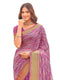 Vasthrlay Womens Printed Unstitched Sage Green Saree