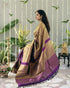 Vasthrlay Purple Kanjivaram Wedding Saree