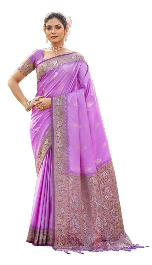 Vasthrlay Kanjivaram Unstitched Jacquard Stylish Saree