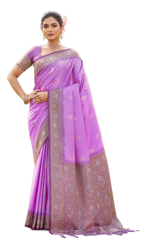 Vasthrlay Kanjivaram Unstitched Saree