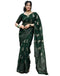 Vasthrlay Georgette Printed Unstitched Red Saree