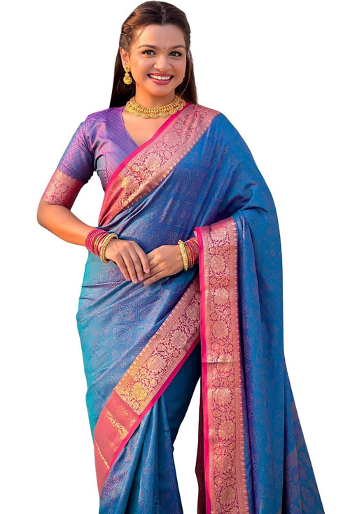 Vasthrlay Kanjivaram Handloom Blouse Ethnic Wear