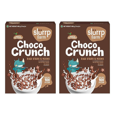 Slurrp Farm No Maida, No Refined Sugar Choco Crunch Cereal
