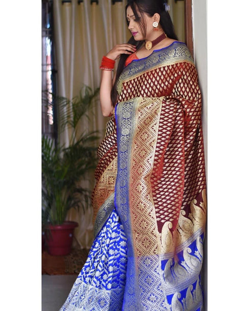 Vasthrlay Kanjivaram Wedding Saree