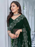 Vasthrlay Banarasi Jacquard Deep Saree
