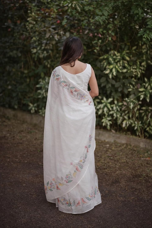 Vasthrlay Printed Nature Unstitched Kalamkari