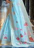 Vasthrlay Organza Designer Unstitched Saree