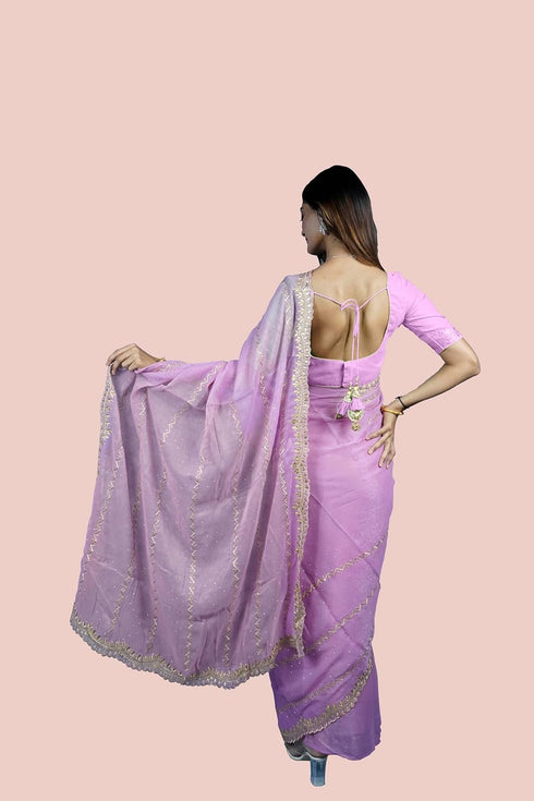 Vasthrlay Embroidery Lightgreen Ethnic Wear