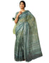 Vasthrlay Womens Cotton Printed Brown Saree