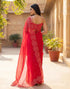 Vasthrlay Womens Printed Unstitched Off White Saree