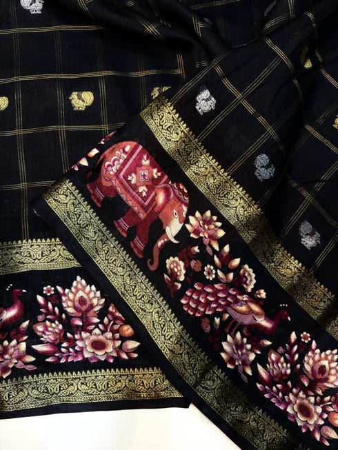Vasthrlay Kalamkari Tussar Saree