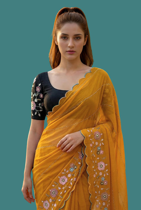 Vasthrlay Unstitched Saree