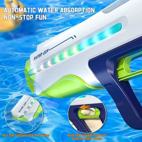 Storio Rechargeable Electric Automatic Continuous Shooting High Pressure High Power Water Blaster Gun