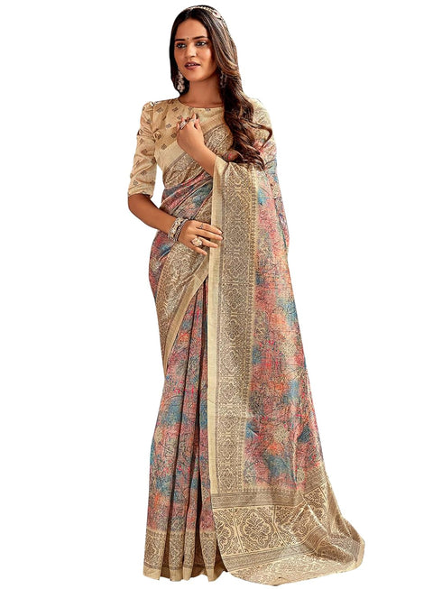 Vasthrlay Printed Unstitched Hs Ethnic Wear
