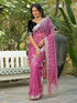 Vasthrlay Sequins Embroidery Turquoise Saree