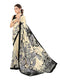 Vasthrlay Printed Off White1 White Saree