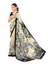 Vasthrlay Printed Off White1 White Saree