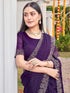 Vasthrlay Georgette Scalloped Rani Saree