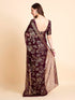 Vasthrlay Shimmer Running Purple Saree