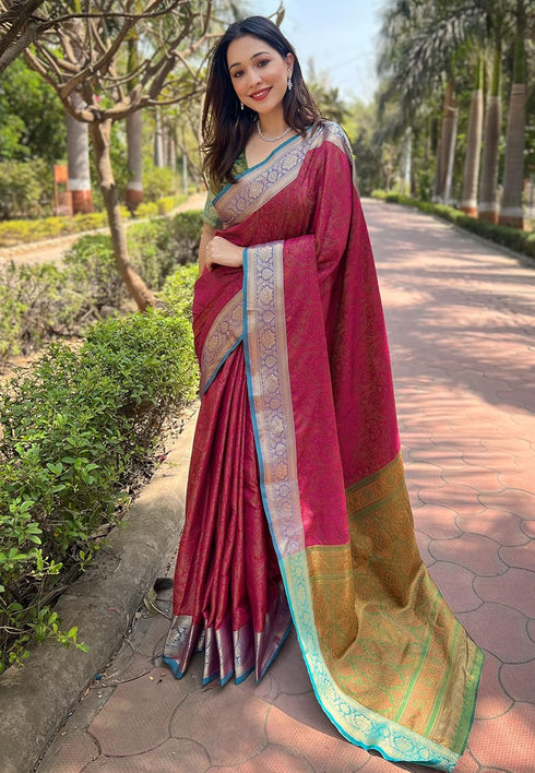 Vasthrlay Kanjivaram Handloom Blouse Ethnic Wear