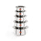 Stainless Steel Belly Shape 5 Pc Tope, Cookware, Pot Set with Lid 380ML, 500ML, 5 Pcs