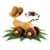 Wooden Dog Pull-Along Toy for Toddlers
