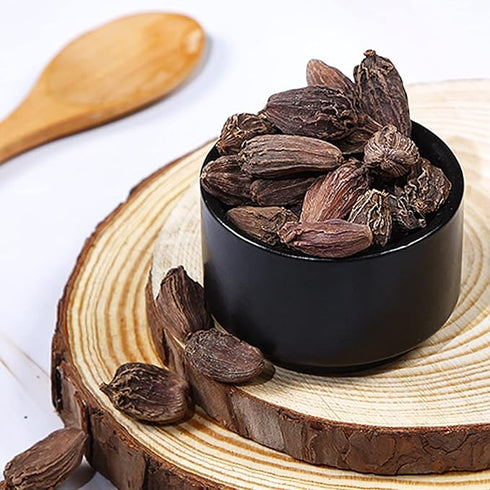 CRISTA Darjeeling Whole Black Cardamom Seeds