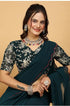 Designer Georgette Saree with Embroidered Blouse Piece