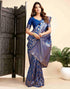 Vasthrlay Banarasi Traditional Unstitched Saree