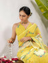 Vasthrlay Printed White1 White Saree