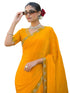 Vasthrlay Shimmer Scalloped Copper Saree