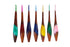 Ergonomic Crochet Hook Set, 7-Piece Wooden Crochet Hooks with Aluminum Tips