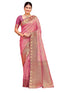 Vasthrlay Banarasi Unstitched Light Green Saree