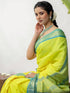 Vasthrlay Weaving Khaki Saree