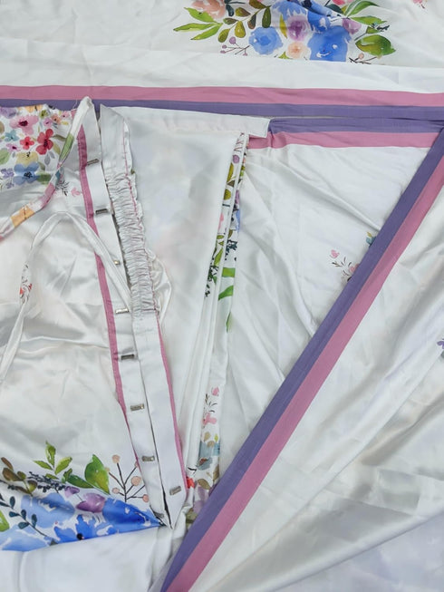Vasthrlay Floral Readymade Unstitched Ethnic Wear
