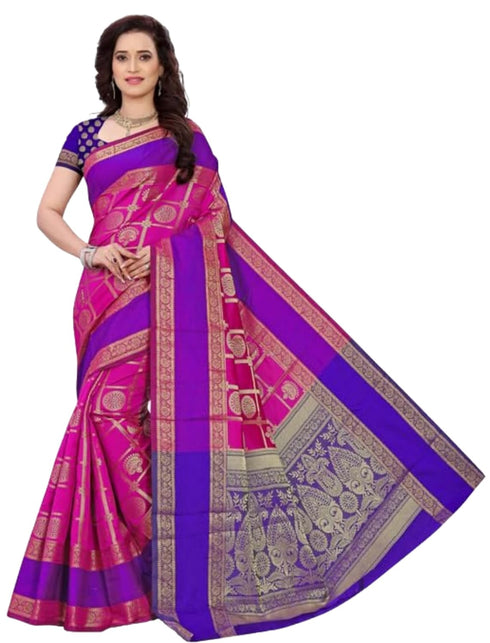 Vasthrlay Banarasi Green Ethnic Wear