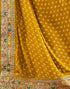 Vasthrlay Georgette Embroidery Unstitched Green Saree
