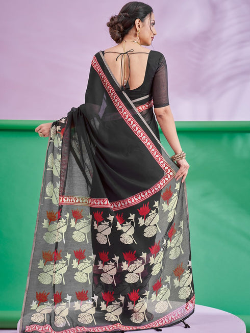 Vasthrlay Abstract Printed Unstitched Hs Ethnic Wear