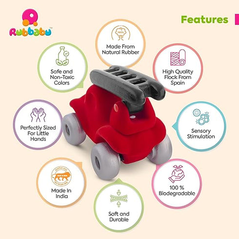 Rubbabu Educational Soft Fire Engine