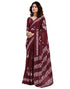 Vasthrlay Womens Printed Unstitched Dark Green Saree