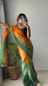 Vasthrlay Orange Saree