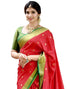 Vasthrlay Womens Kanjivaram Unstitched Yellow Saree