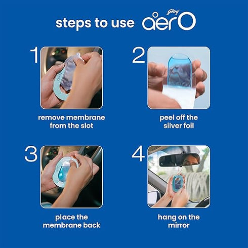 Godrej Aer O | Hanging Car Air Freshener 22.5g